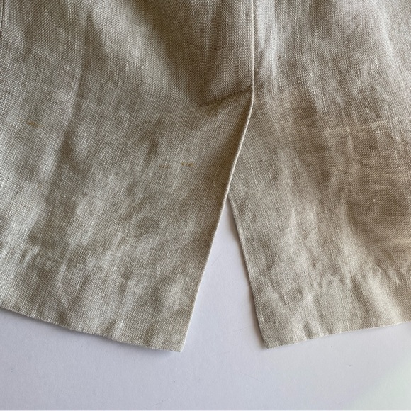 FAHERTY 100% Linen Blazer Jacket Conrad in Natural Flax Size Small (S) - Picture 15 of 15